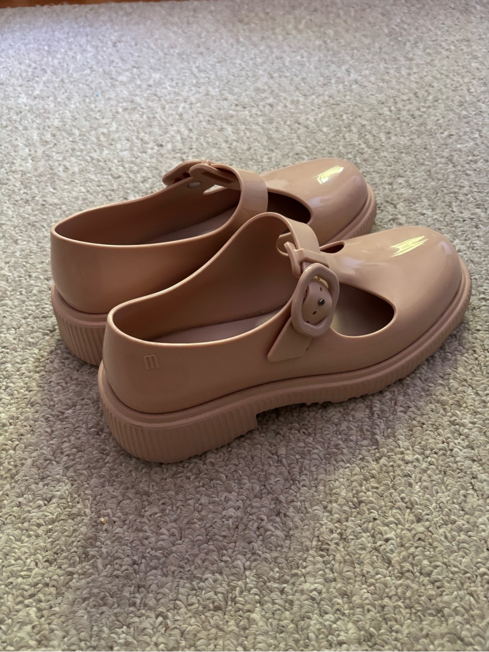 Melissa Jackie Mary Jane Jelly Shoes in Nude Pink - Picture 10 of 10